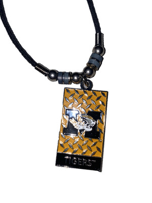 NCAA Diamond Plate Rope Necklace - Choose Your Team 
