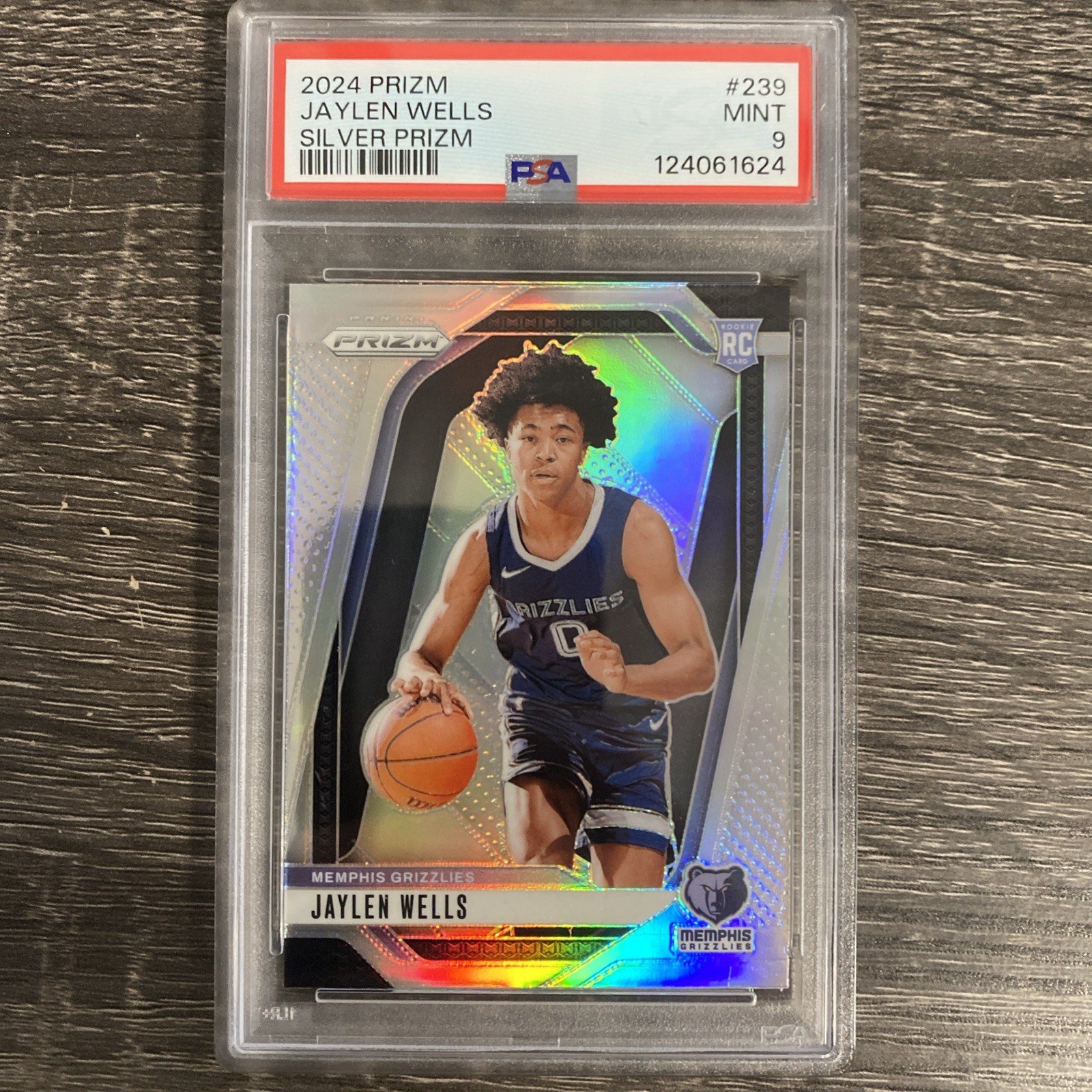 2024-25 Panini Prizm - Jaylen Wells #239 Silver Prizm (RC)