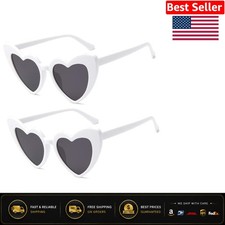 Stylish Heart-Shaped Sunglasses for Women - Perfect for Summer Festivals