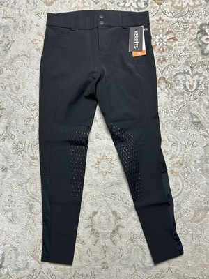 Kerrits Affinity Ice Fil Knee Patch Pants Black New With Tags! Woman s M