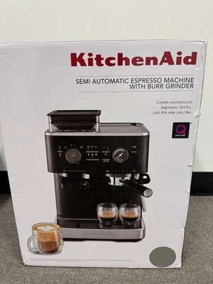 KitchenAid Semi-Automatic Espresso Machine w/ Burr Grinder 2.5L KES6551SX NEW
