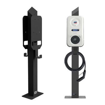 Wallbox Doppel-Standfuß SMA eCharger   Edelstahl anthrazit (RAL 7016)