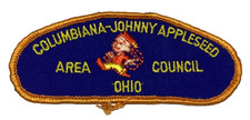 Columbiana-Johnny Appleseed Area Council T-B Council Shoulder Patch