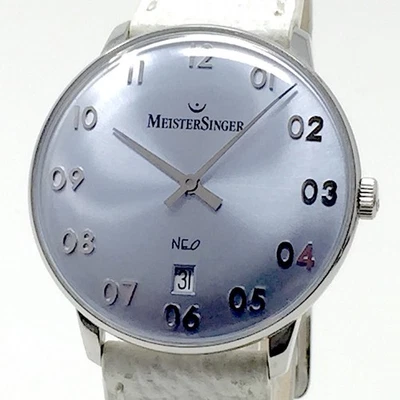 MEISTERSINGER (like new & unworn) NEO Perlmutt MotherofPearl Automatic NEF209 - Bild 1 von 4