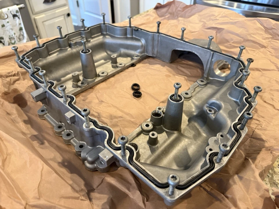 Porsche 997 911 987 Cayman Boxster 2009-2012 cárter superior cárter de aceite fabricante de equipos originales Foto 2 de 4