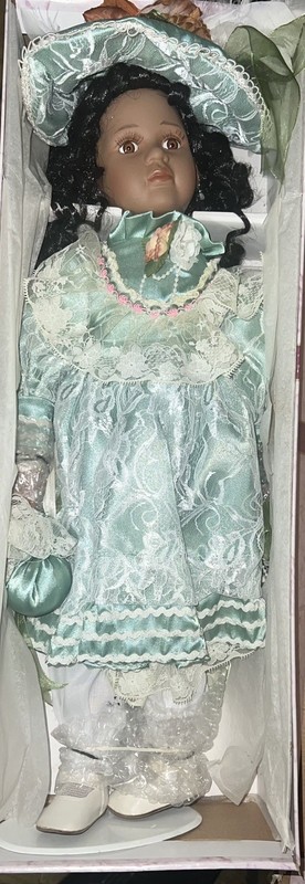 VINTAGE CRIMSON COLLECTION PORCELAIN COLLECTIBLE DOLL