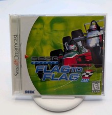 Flag to Flag - Sega Dreamcast - Complete with Manual - Tested & Working Cib
