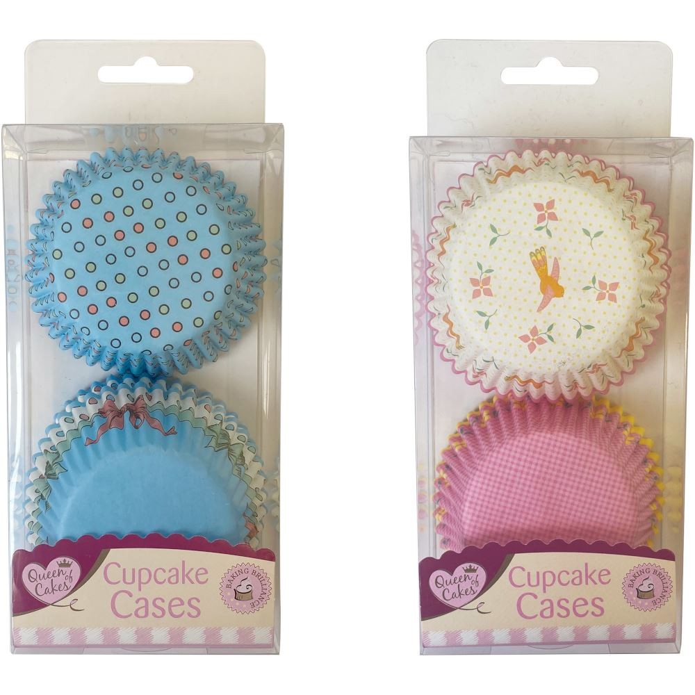 Queen Of Cakes Decorative Cupcake Cases 60pk