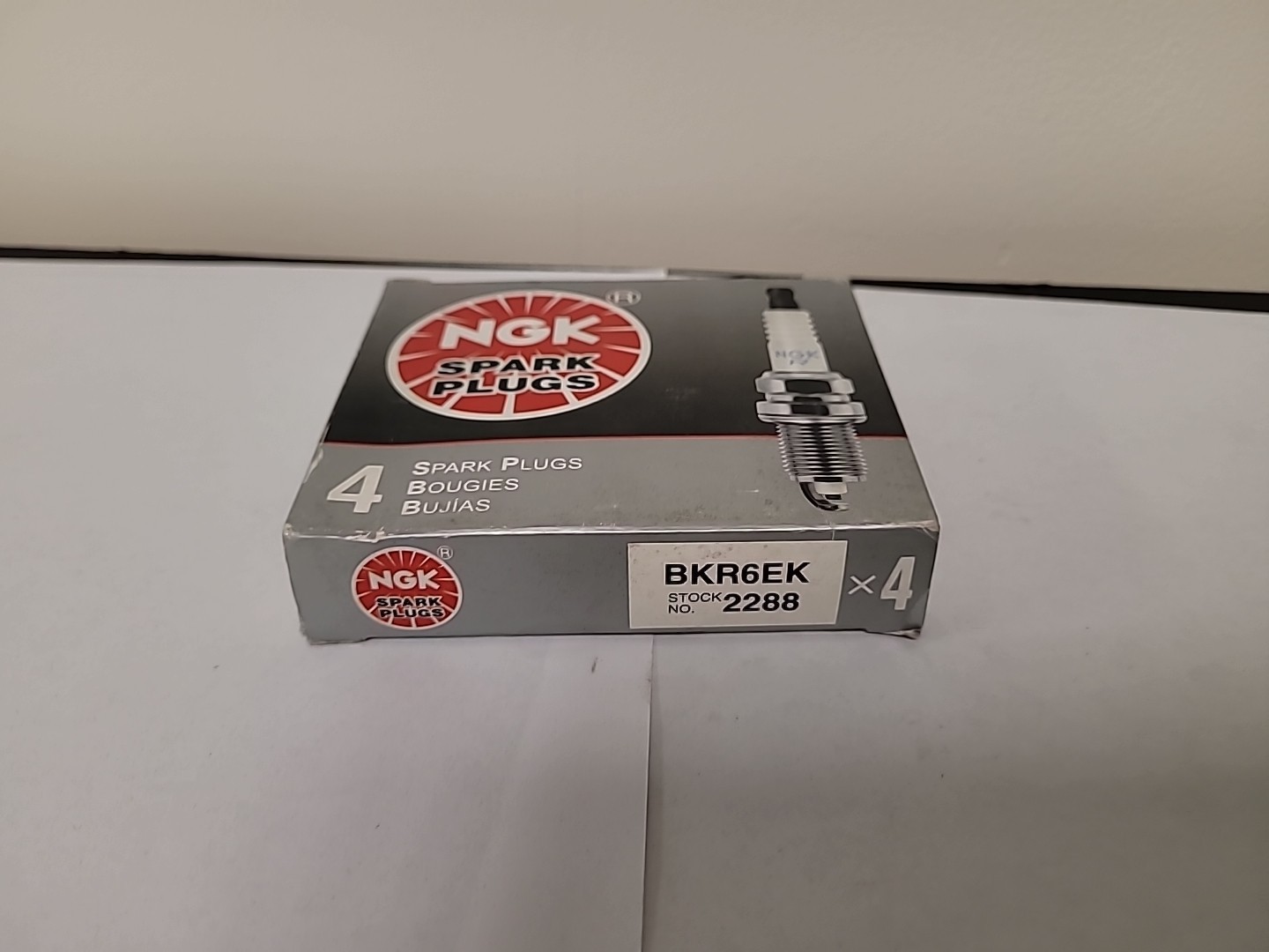 NGK 2288 SPARK PLUG BKR6EK - Pack Of 4