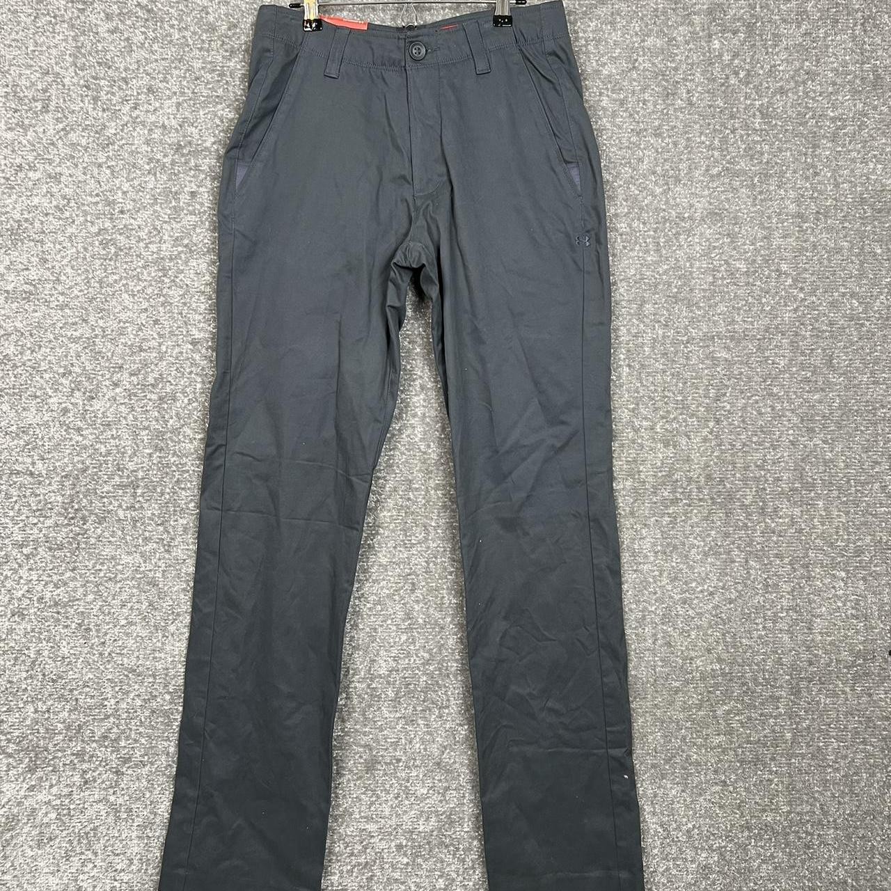 Under Armour Men’S Gray Performance Straight Fit Chino Pants Size 30X34 Nwt