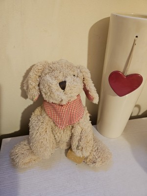 LITTLE FLOPPY FRIENDS süßer Welpe Hund weiches Plüschtier Bandana Details 11 Zoll groß A88