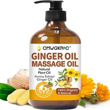 Ginger Oil,Ginger Massage Oil for Lymphatic 6.8 Fl Oz Pack of 1 