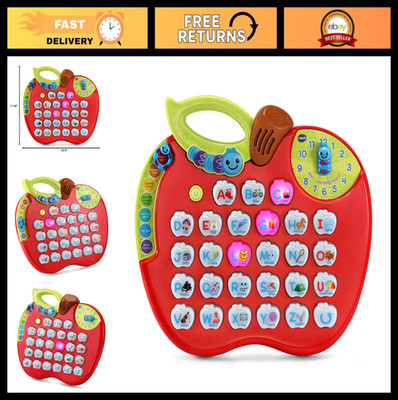 Interactive ABC Learning Apple Toy - Educational Kids' Play, Red Color