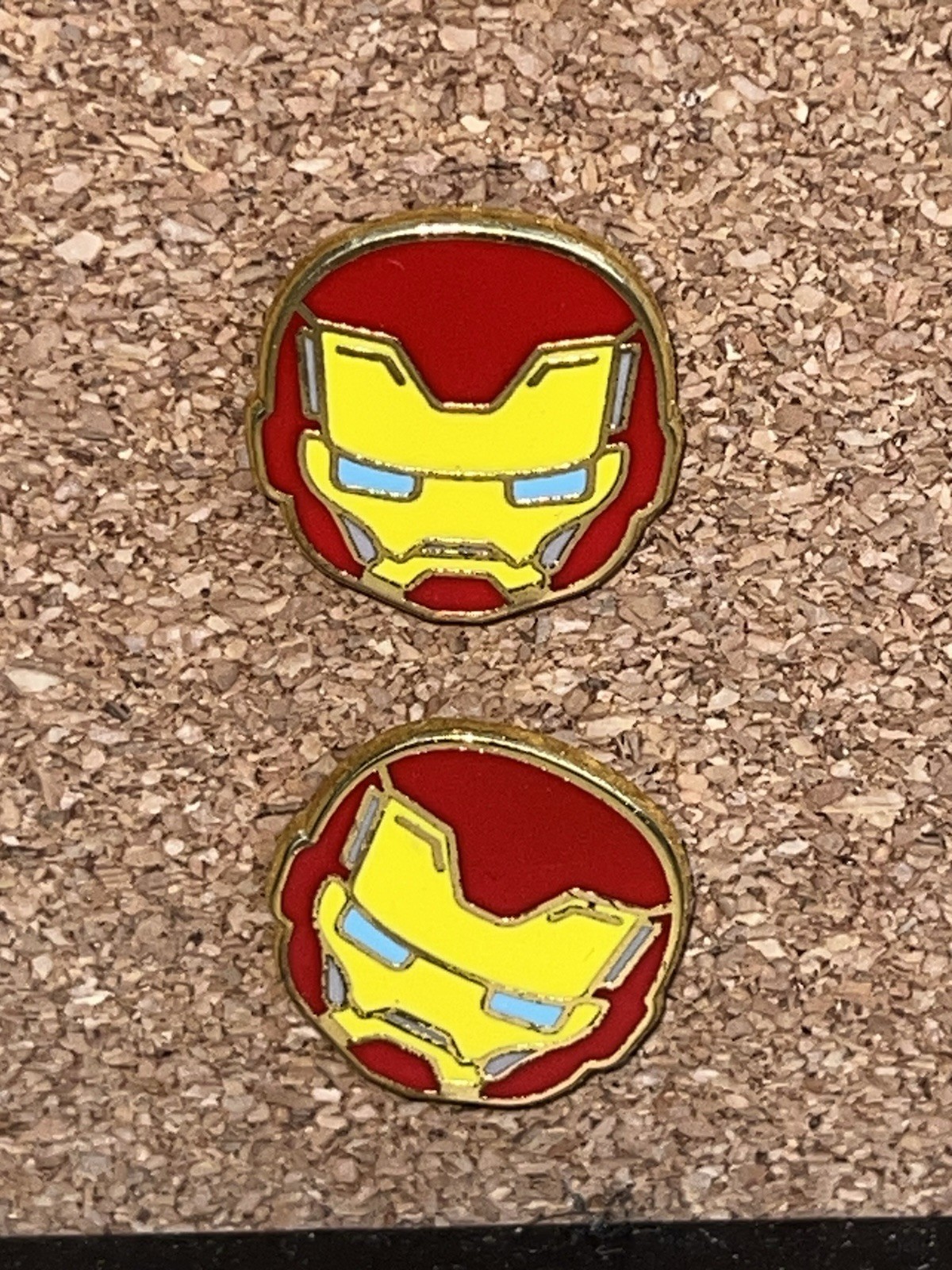 Marvel Iron Man emoji enamel Disney pin