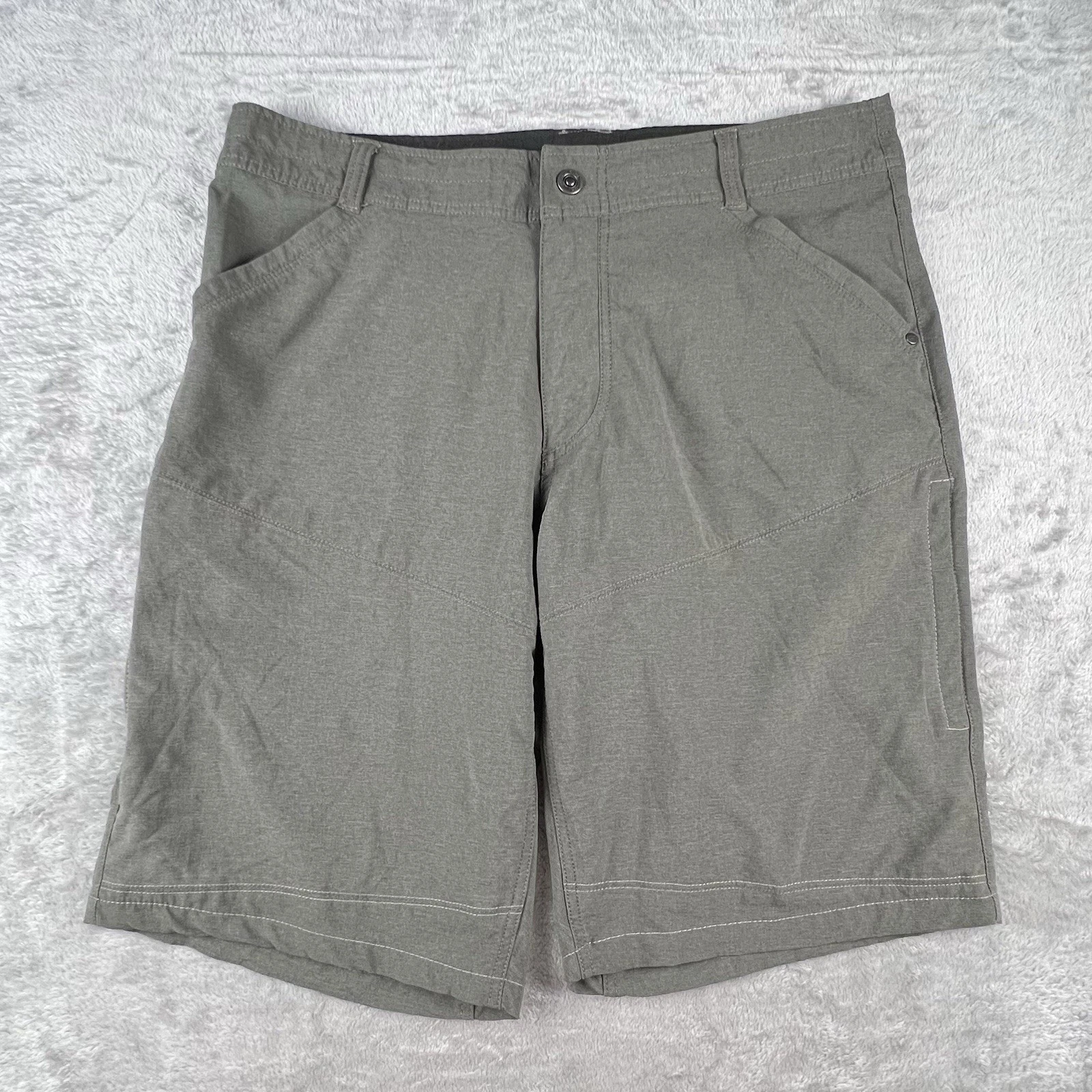 Kuhl Shift Amphibia Shorts Mens 18s Grey Hybrid Quick Dry Hiking Outdoor