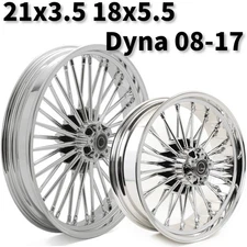 21x3.5 18x5.5 Fat Spoke Wheels for Harley Dyna Street Bob FXDB FXDL FXDC FXDF