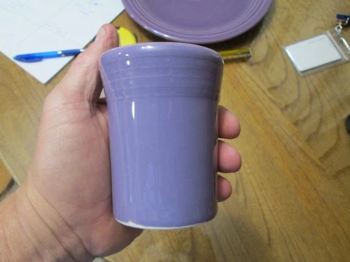 RARE Fiestaware LILAC JUICE TUMBLER CUP discontinued Fiesta