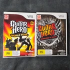 Guitar Hero Warriors Of Rock + World Tour Wii Complete With Manual Tested Work