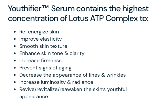 NEW - Clientele Youthifier Serum w/ Lotus ATP Complex, SIRT Youth Factors 1.1 oz - Image 3 of 4