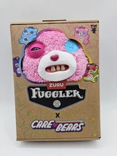 Fuggler x Care Bears CHEER BEAR Funny Ugly Monster Plush Pink NEW FREE SHIPPING