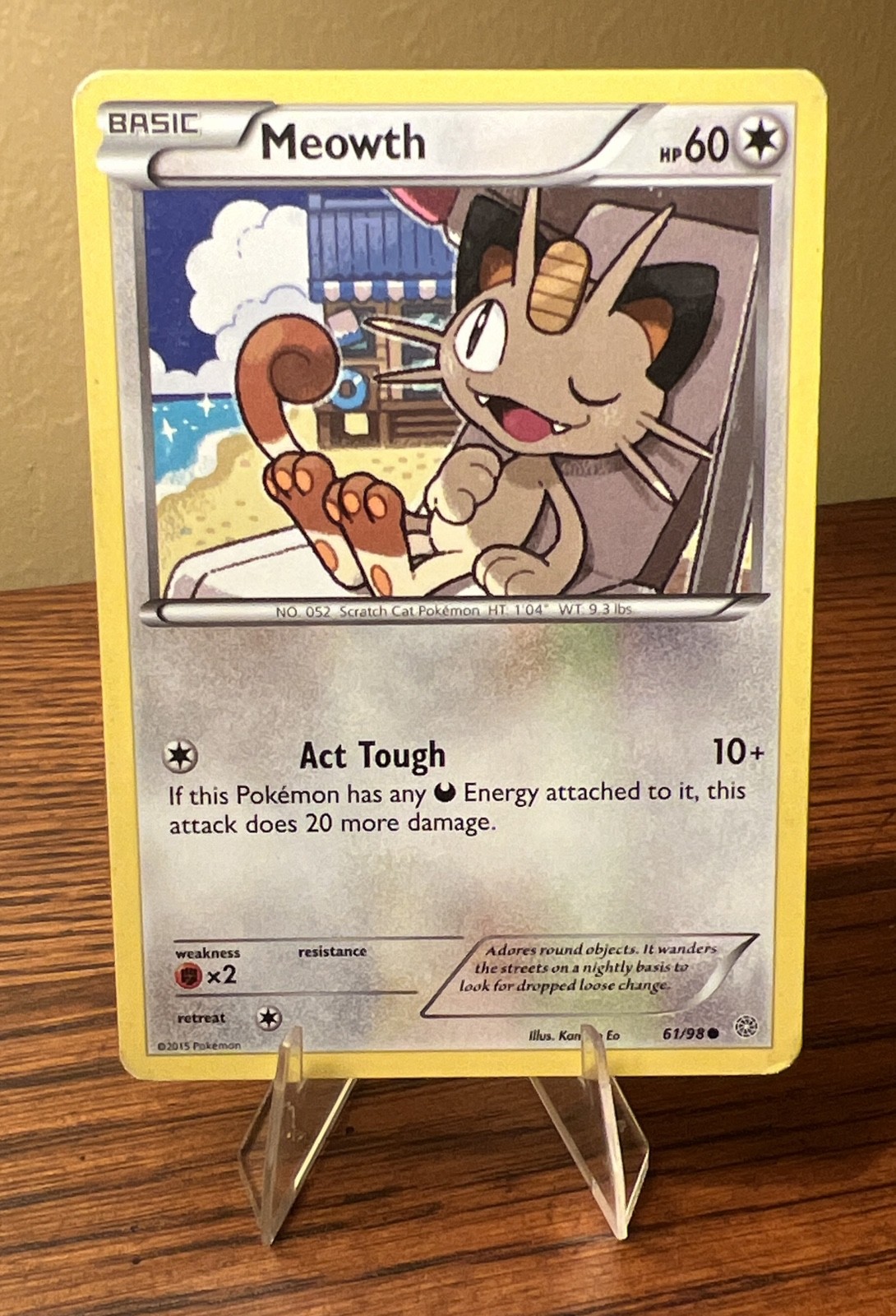 Meowth 61/98 XY - Ancient Origins Regular