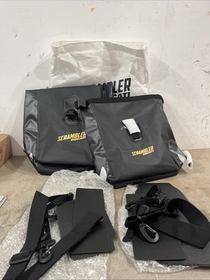 H. NEW OEM Ducati Scrambler Pannier Side Bags 96781381A