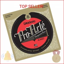 D'Addario Guitar Strings - Pro-Arte Classical Guitar Strings - EJ45C - Nylon Gui