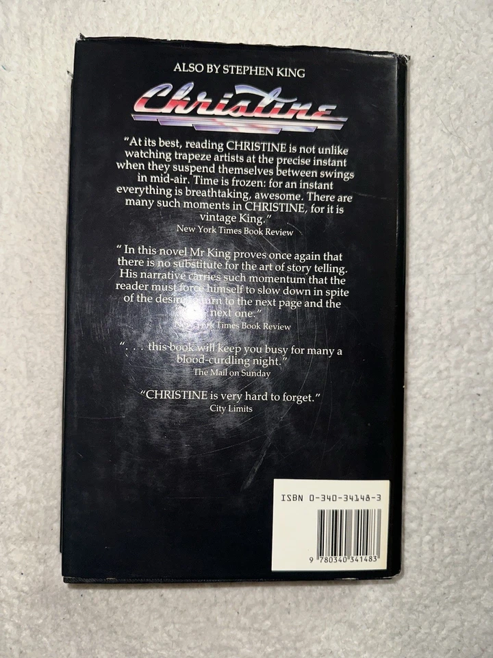 Stephen King Pet Sematary Book, First Edition 3rd Impression 1983, Horror - Image 3 of 4