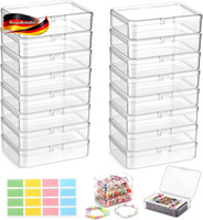 Zocipro 16Er Set Aufbewahrungsboxen Mit Deckel Klein– Transparente Kunststoffbox