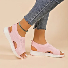Orthopedic Slingback Sandals for Women Breathable Sport Slide Shoes Summer 2025
