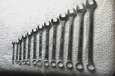 Vintage S-K Tools No. 1713 13pc Combination Wrench Set W/Rollup USA Pouch /s 