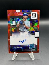 2022 Donruss Optic Tylor Megill Rated Rookie Auto 1/25 Cracked Ice