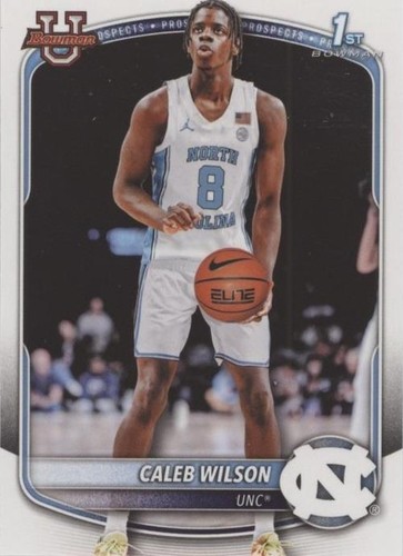 Caleb Wilson 1st- Mojo Refractor #83- 2025-26 Bowman Basketball 