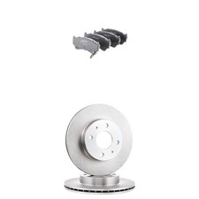 RIDEX Bremsenset Vorne Bremsscheiben Beläge für NISSAN ALMERA I Hatchback (N15)