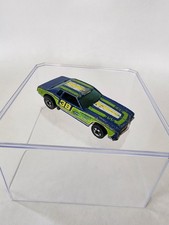 Vintage 1974 Hot Wheels Monte Carlo Stocker 355 #38 Blue and Green Hong Kong