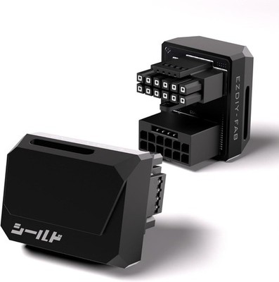 EZDIY-FAB PCIe 5.1 Adapter-600W 12+4pin,16pin 12VHPWR GPU Stecker,12V-2x6 GPU