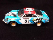 Kyosho Alpine A110 1/18 Scale Tour de Corse Rally ELF #5 Blue White Red Used