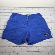 Vintage 1990s 90s Nike Blue Aqua Gear Shorts Trunks Mens Surf Swim Retro