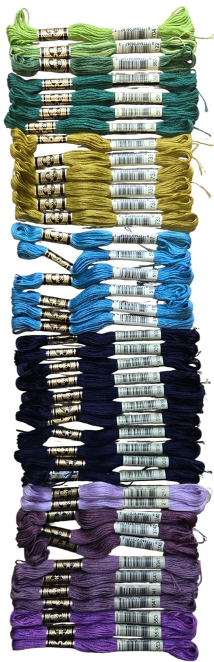 DMC 139 Skeins Mouline Special 25 Thread Assorted Floss Cotton France - Image 4 of 4