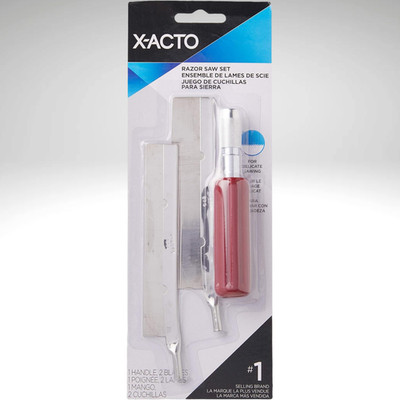 X- ACTO Precision Razor Saw Set , Cuts, metal , wood & plastic. 1 Pack. New!!