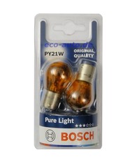 BOSCH Pure Light Glühlampen, Blinkleuchte PY21W 12V für VW TIGUAN TOUAREG