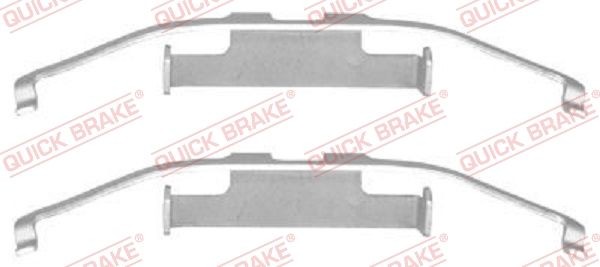 ZubehÖRsatz Scheibenbremsbelag Vorne Hinten Quick Brake 109 1097 FÜR BMW MG-image