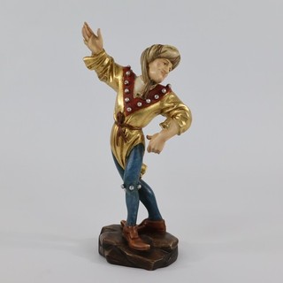 Moriskentänzer Orientale Tänzer Holz Figur Holzschnitzerei Oberammergau 27 cm