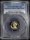 2018-W $10 1/10 oz Proof Gold American Liberty PCGS PR 70 DCAM | High Relief
