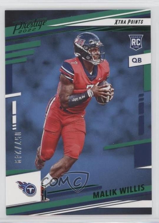 2022 Panini Prestige Rookies Xtra Points Green 57/249 Malik Willis #303 n0c