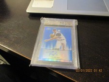 tyler jay rookie auto metal draft blue numbered/50 graded card 9.5 auto 10