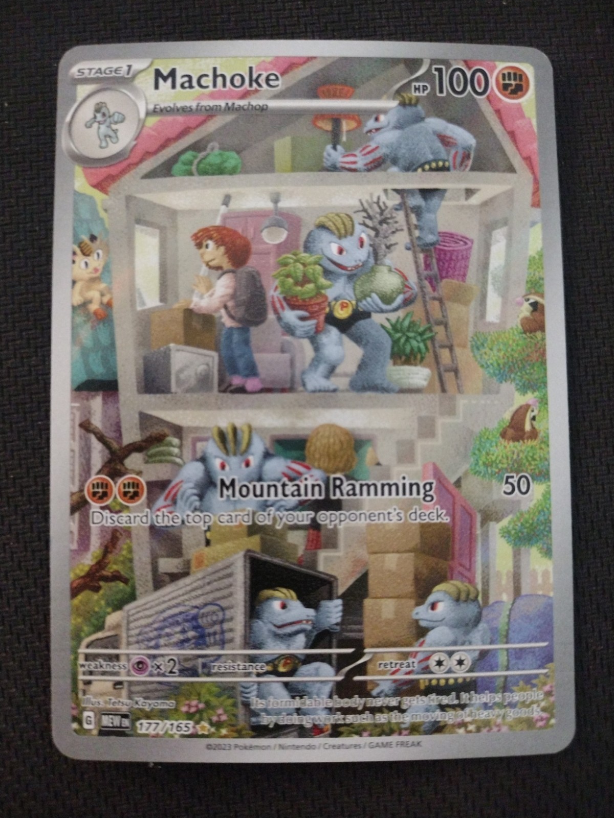 2023 Pokemon SV 151 Machoke #177/165
