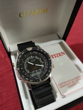 Citizen Wingman Promaster 8948-088344 K Vintage Raro Full Set Anni 80