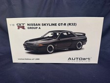 AUTOart Nissan Skyline GT-R R32 Group A Black 1:18 Car Collectible 15+