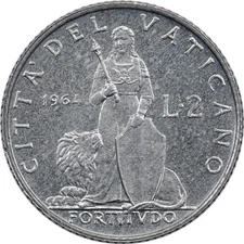 Vatican City - 2 Lire - 1964 - Unc - Fortitude